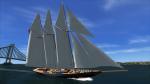FSX/FS2004 Pilotable Three Masted Racing Schooner Atlantic